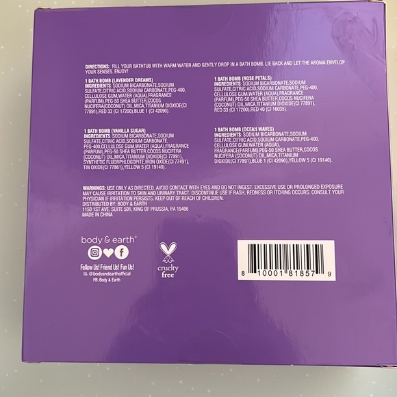 SET OF 4 Bath Bombs - Picture 2 of 2